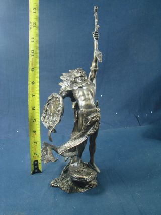 Franklin War Cry Of The Sioux Bronze Sculpture