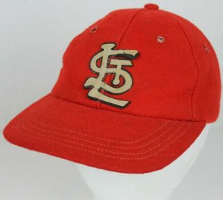 Vintage St.  Louis Cardinals Stl Mlb Baseball Wool Size S/m Flex Fit Hat 1970 