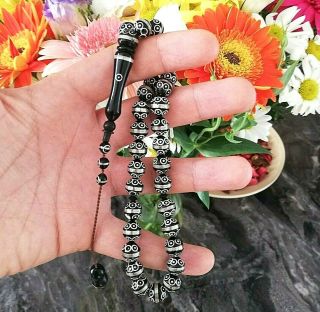 Real Kuka Tree Embroidered Islamic Prayer 33 Beads Tasbih Misbaha Tasbeeh 10mm