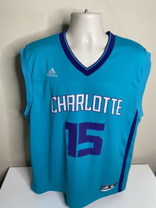 Charlotte Hornets Kemba Walker Adidas Nba Jersey Men’s Size Large Blue
