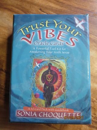 Trust Your Vibes Oracle Cards By Sonia Choquette (2004)