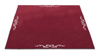 Red Lenormand Velvet Altar Cloth Large 32 " Lo Scarabeo Wiccan Pagan Altar