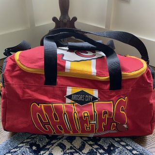 Vintage 90s Nfl Kansas City Chiefs Sports Specialties Duffel Bag Nfl Proline