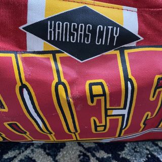 VINTAGE 90s NFL Kansas City Chiefs Sports Specialties Duffel Bag NFL ProLine 2