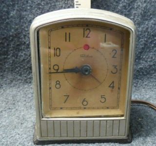Vtg 1927 Telechron Electric Alarm Clock Model 715 As - Is