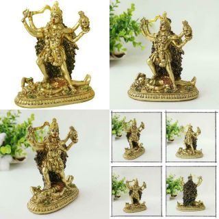 Antique Hindu God Kali Statue – Indian Idol Murti Pooja Buddha Figurine Home T