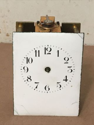 Antique French Carriage Clock Movement Parts Lion Mark Duverdrey Bloquel