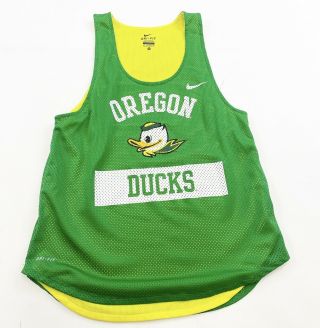 Nike Oregon Ducks Mesh Track Basketball Jersey Womens Xs Green