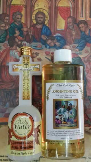 Holy Water From Jordan River,  Israel,  Pure Gallile Anointing Oil 250 Ml