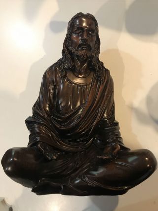 The Peace Of Christ Jesus Statue 12 " Medium Wood Copyright 2020 Without Box