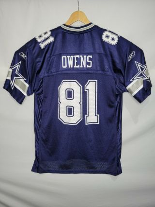 Reebok Dallas Cowboys Terrell Owens Football Jersey Size Large Men 