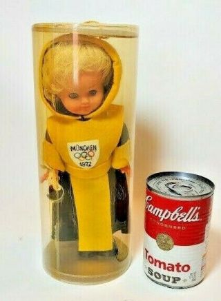 1972 Munchen Munich Olympics Doll In Tube