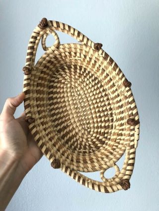 Gullah Sweetgrass Basket Handles South Carolina Hand Made Wall Art Natural Boho