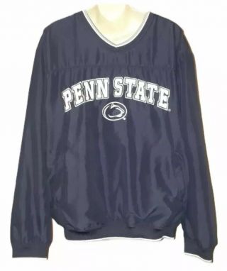 Penn State Nittany Lions Ventilated Pullover Windbreaker Jacket Size Medium