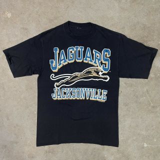 Vintage 90s Jacksonville Jaguars T Shirt XL Single Stitch 1993 NFL Florida 2