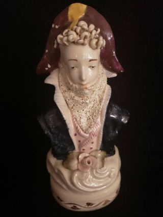 Vintage Porcelain Cordey Cybis Male Bust Portrait Figurine Statue 5038