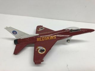 Vtg Washington Redskins F - 16 Diecast Model Airplane Nfl Rare
