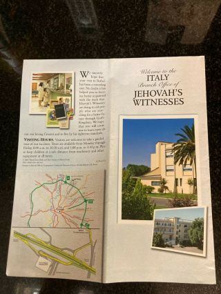Watchtower Italy Branch Office Brochure 20048