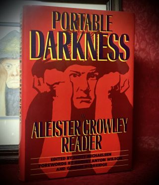 Portable Darkness: Aleister Crowley Reader Hc W/ D/j 1989 Occult Magick Oto