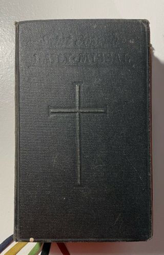 Saint Joseph Daily Missal Confraternity Version Edited By Hugo Hoever,  1961