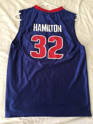 Richard Rip Hamilton 32 Detroit Pistons Jersey Youth Large Adult Small Nba