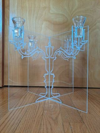 Candelabra Ghost Innermost Jon Russell British Clear Candle Holder Kartell Mcm