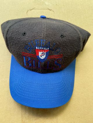 Vintage 90s Buffalo Bills The Game Logo Snapback Hat Cap Nfl