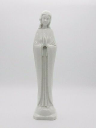 9.  5 " Vintage Meissen Porcelain Madonna Virgin Mary Statue Figurine