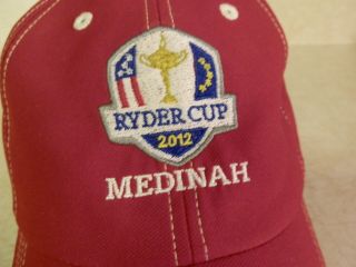 Pga Ryder Cup 2012 Medinah Golf Club Embroidered Hat Cap One Size