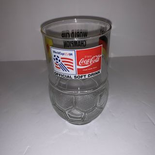 1994 Fifa World Cup Coca Cola Usa 94 Germany Glass Coke Soccer Football Ball