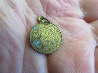 Really Old Fob Lucky Charm Lords Prayer