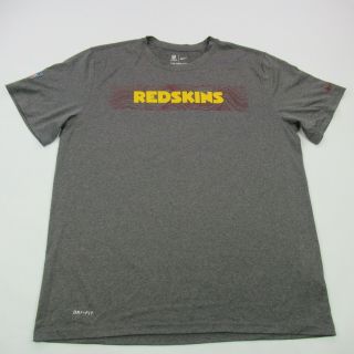 Nike Tee Washington Redskins Tshirt Nfl Football Adult Xl Gray Short Sleeve