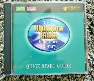 The Ultimate Bible Reference Library 2 Discs Windows 3.  1 95/98/00 Nelson