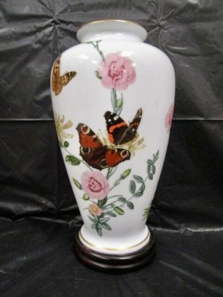 Franklin " The Country Garden Butterfly Vase " - Colorful