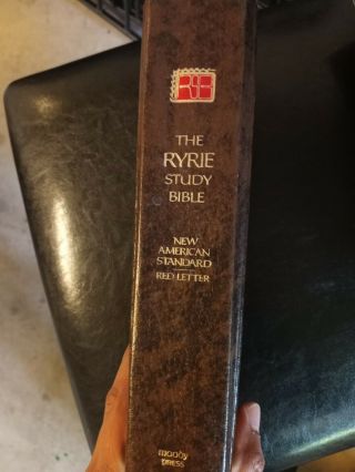 The Ryrie Study Bible American Standard Red Letter Edition By Moody Press 2
