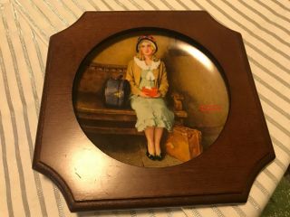 Vintage Plate” A Young Girls Dream “ By Norman Rockwell First Issue