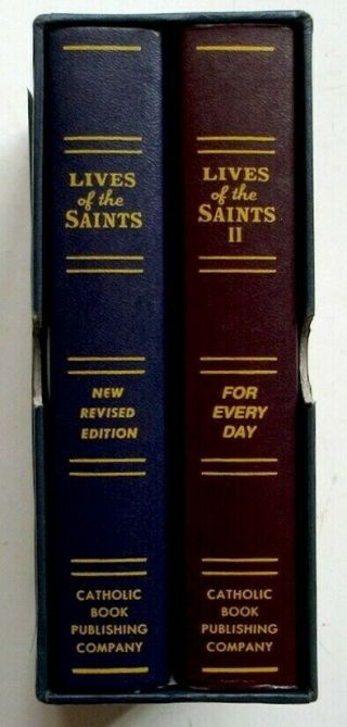 Lives Of The Saints,  Boxed Set Volumes I & Ii,  Catholic Books