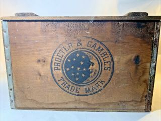Vintage Proctor & Gamble " Ivory Soap " Wooden Box/crate.