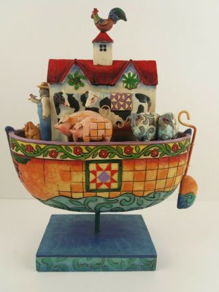Jim Shore Noahs Ark Two By Two All Creatures Of Faith 4007054 Enesco 2006