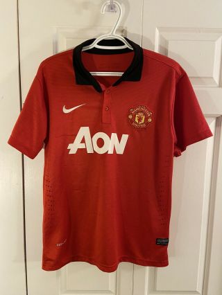 Nike Manchester United Home Soccer Jersey 2013/14 Van Persie 20 Size S