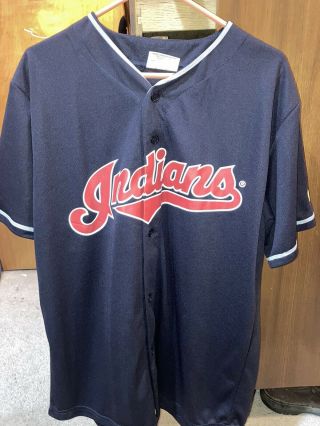 Cleveland Indians 24 Andrew Miller Jersey Match Up Xl Sga Mlb Tribe Time Wahoo