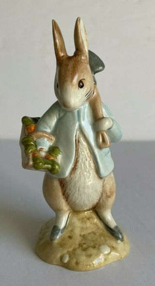 Beswick Beatrix Potter Peter Rabbit Gardening Figurine Bp10a F.  Warne & Co