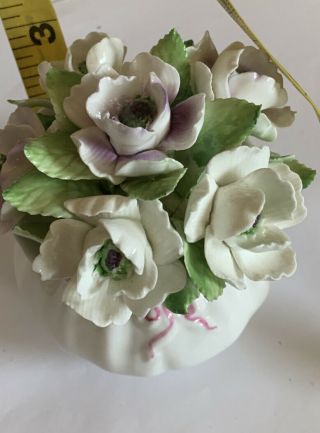 Vintage Royal Dalton Potted Floral Bouquet Porcelain Bone China England 2