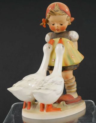 Vintage Hummel Goose Girl 47/ii Tmk - 3 Large 7 " Figurine