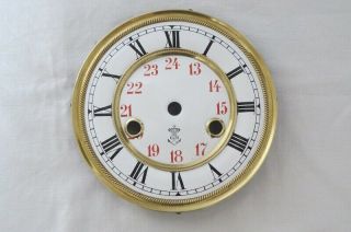 Enamel Dial For Gustav Becker Clock
