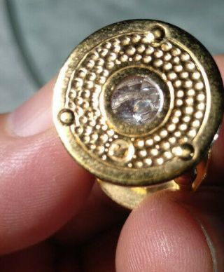 Swarovski Austria Crystal Memories Classic Figurine: Hourglass Gold 171202 3