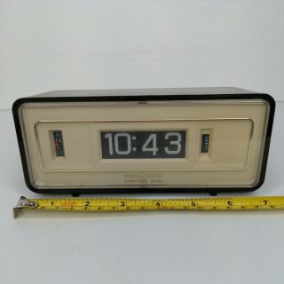 Ge Retro Vintage Roll / Flip Alarm Clock Model 8127 - 3,  Fully And