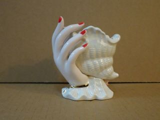 Vtg Norleans Ceramic Hand Vase Collectible 1930 - 1940 