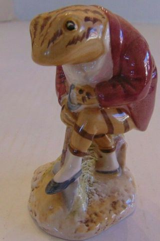 Mr.  Jeremy Fisher Digging Figurine / Beatrix Potter Figurine / Frog Figurine 3