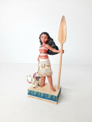 Jim Shore Disney Traditions Find Your Own Way Moana & Pua Figurine
